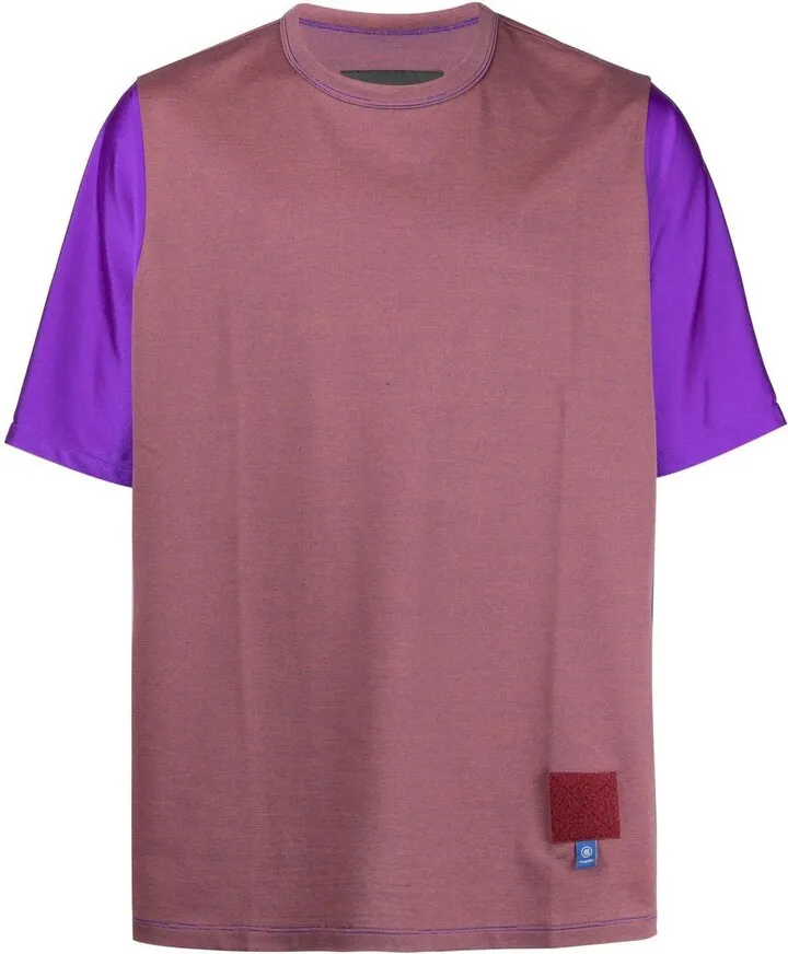 logo-patch detail T-shirt