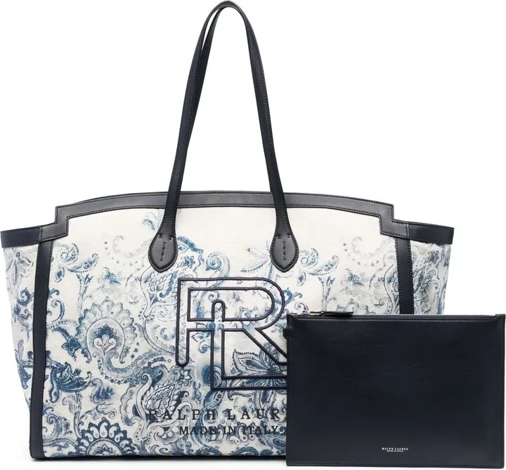 Logo Print Tote Bag