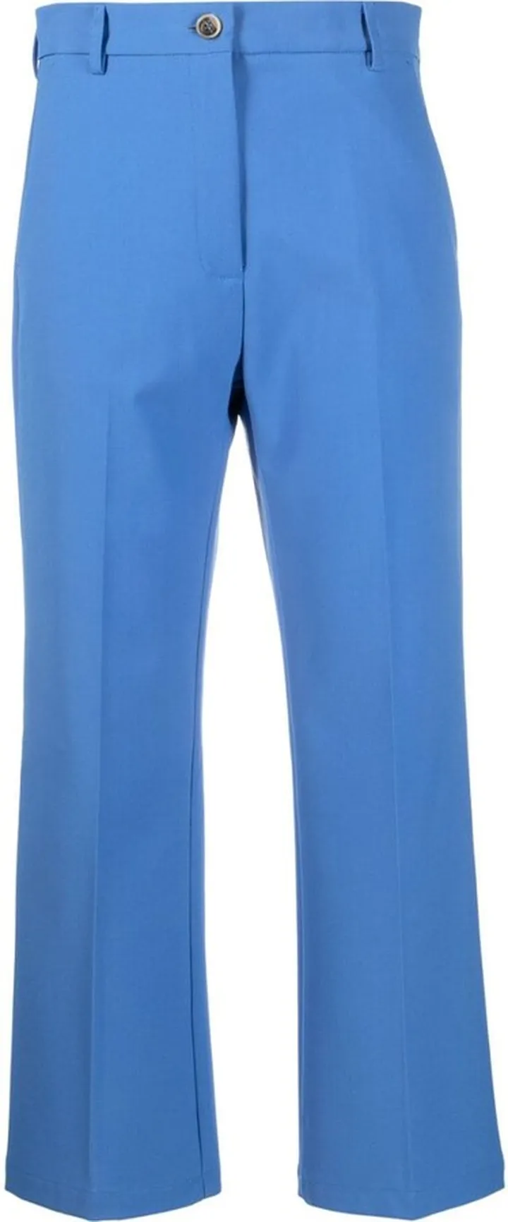 Cropped Wide-Leg Trousers