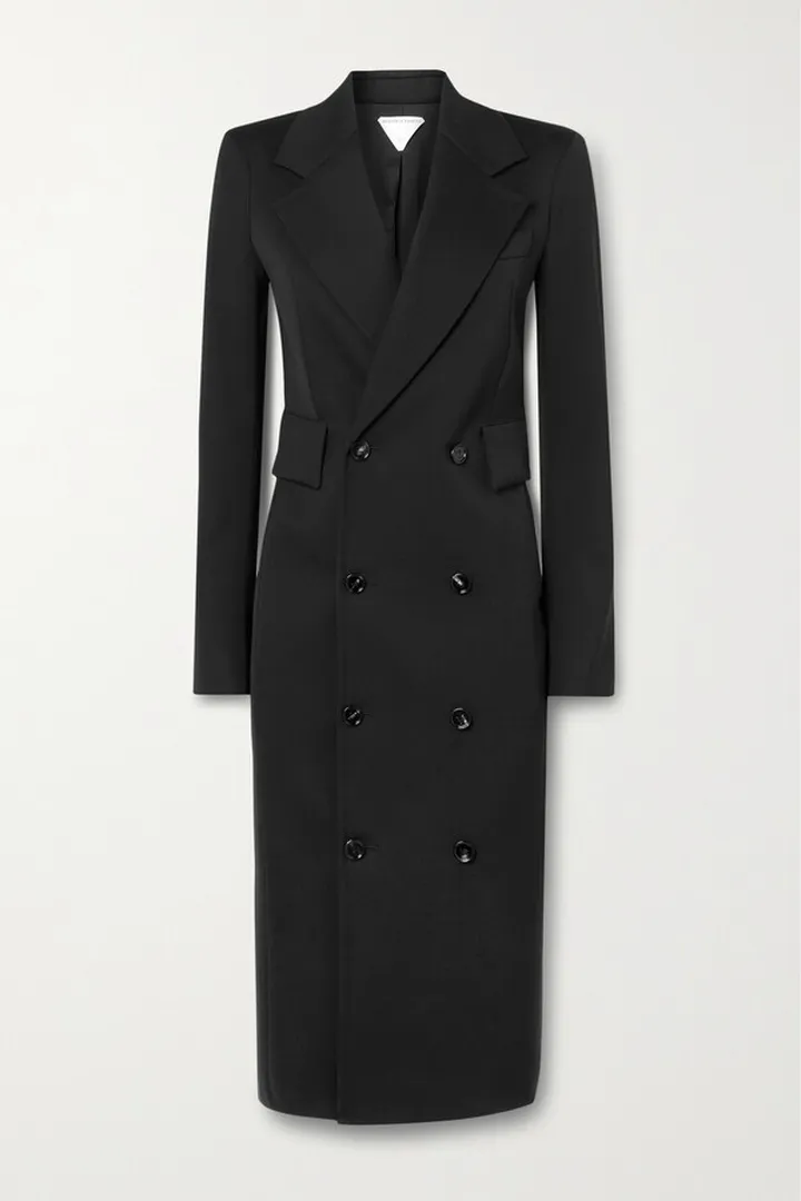 Bottega Veneta - Double-breasted Wool-blend Coat - Black