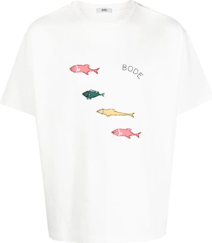 logo-print cotton T-shirt