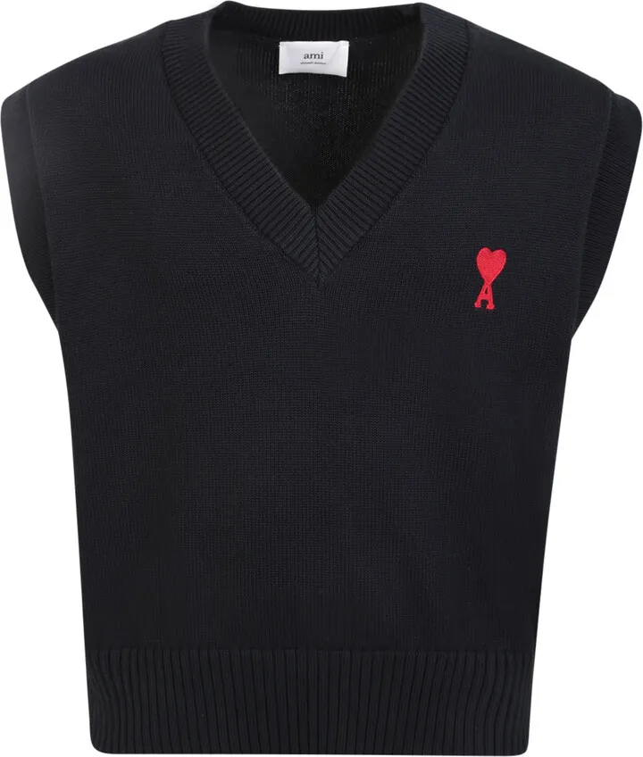 Black Logo Vest