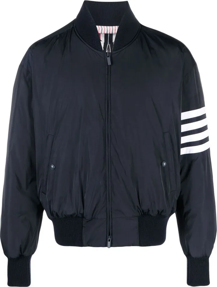 4-Bar Stripe Bomber Jacket