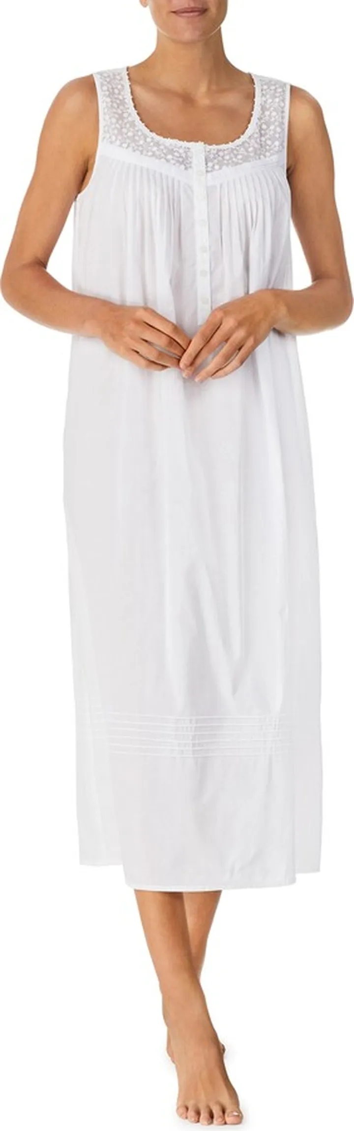 Sleeveless Cotton Ballet Nightgown