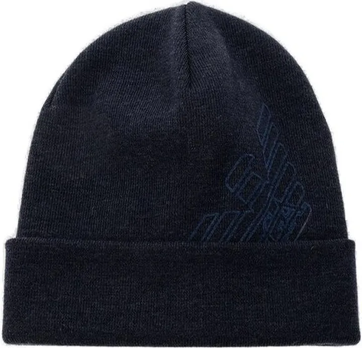 Emporio Armani Logo-Printed Turn-Up Brim Beanie