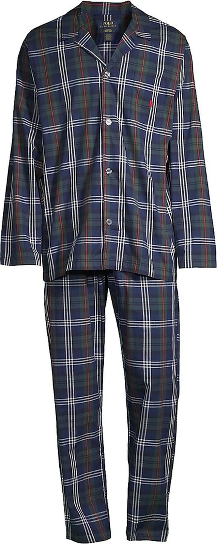 Plaid 2-Piece Pajama Set