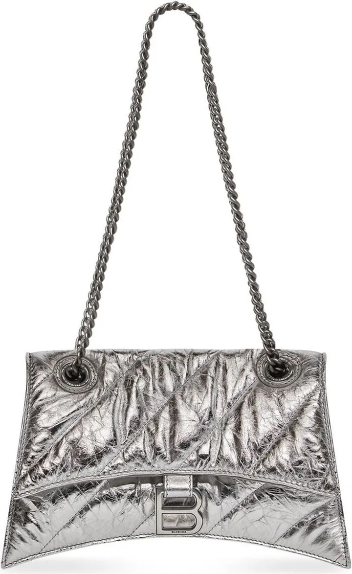 Crush chain-strap shoulder bag