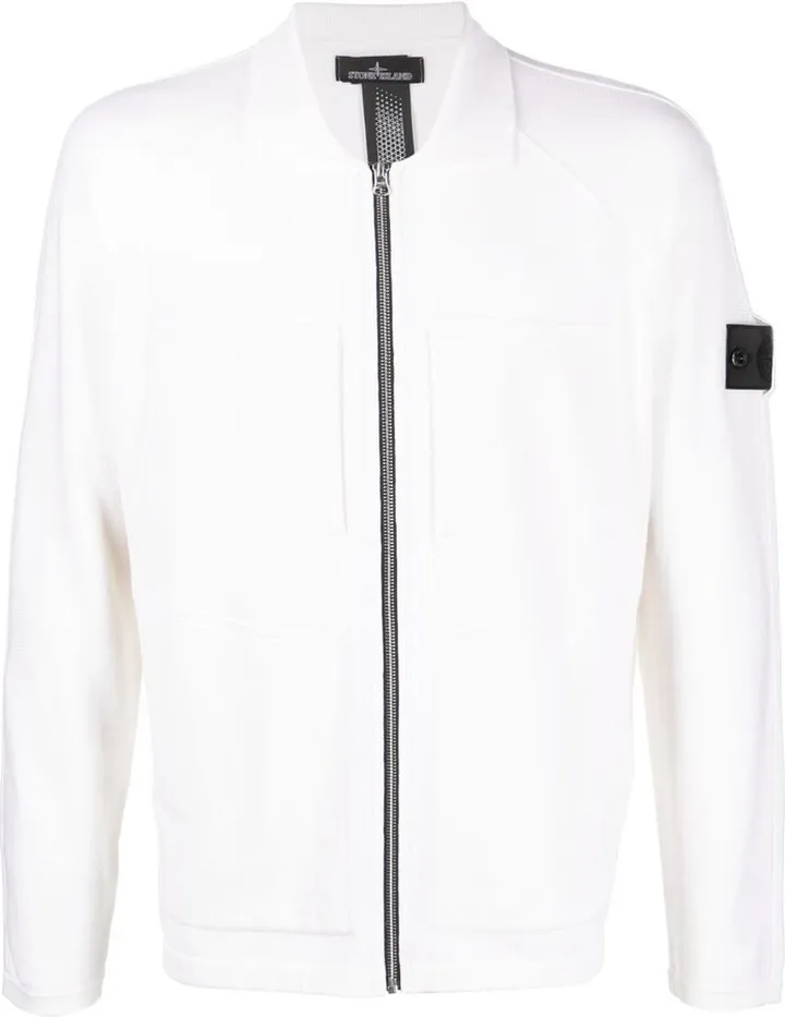 Logo-Patch Zipped Jumper