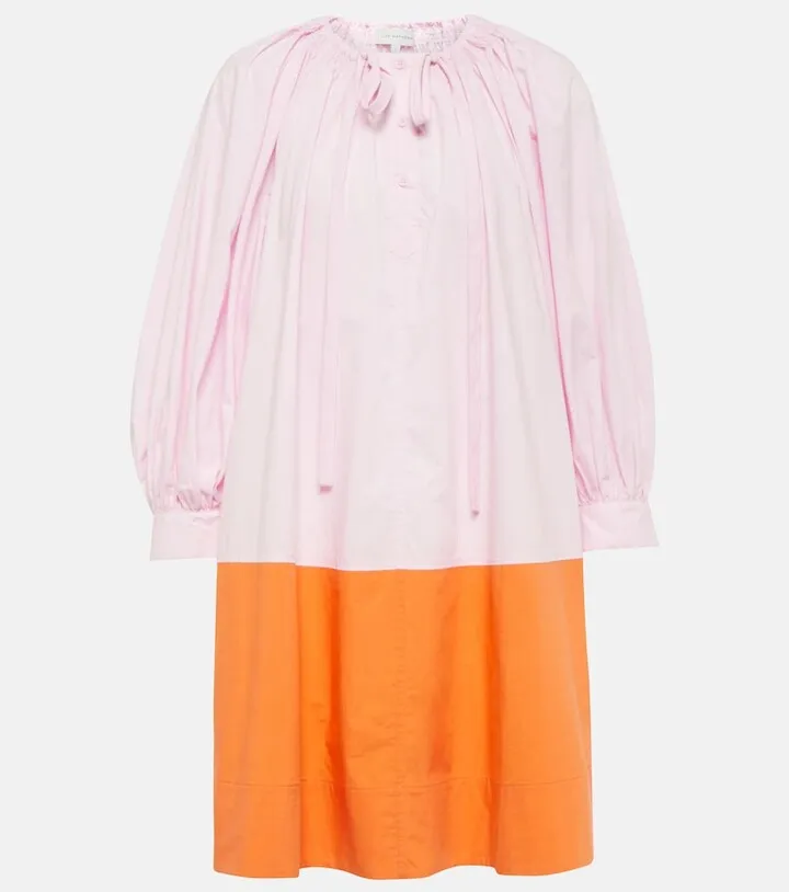 Casey cotton poplin minidress