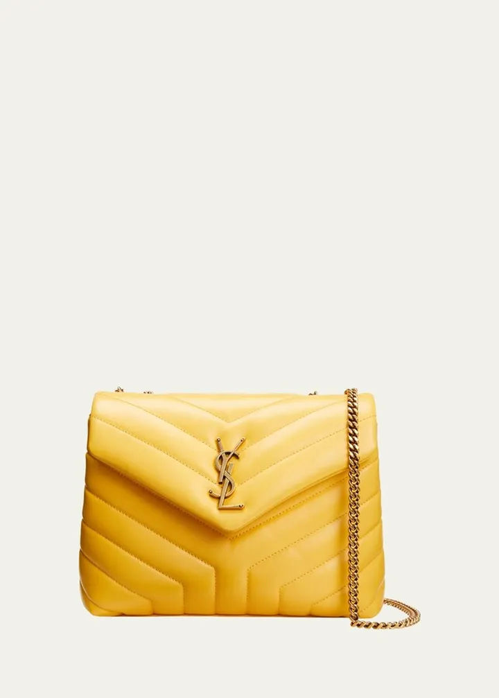 Loulou Small Matelasse Calfskin Flap-Top Shoulder Bag