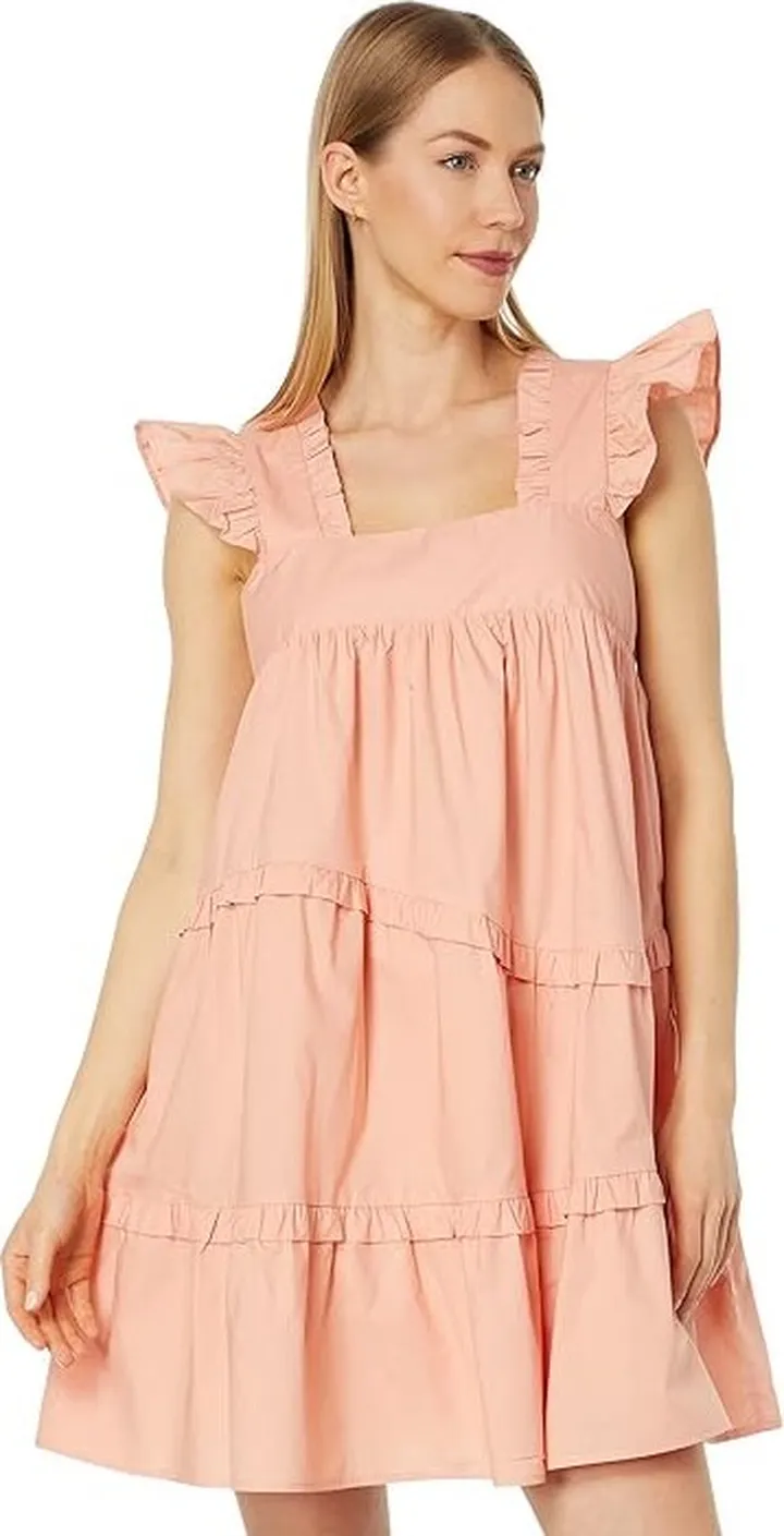 en saison Byblos Midi Dress (Tangerine) Women's Clothing