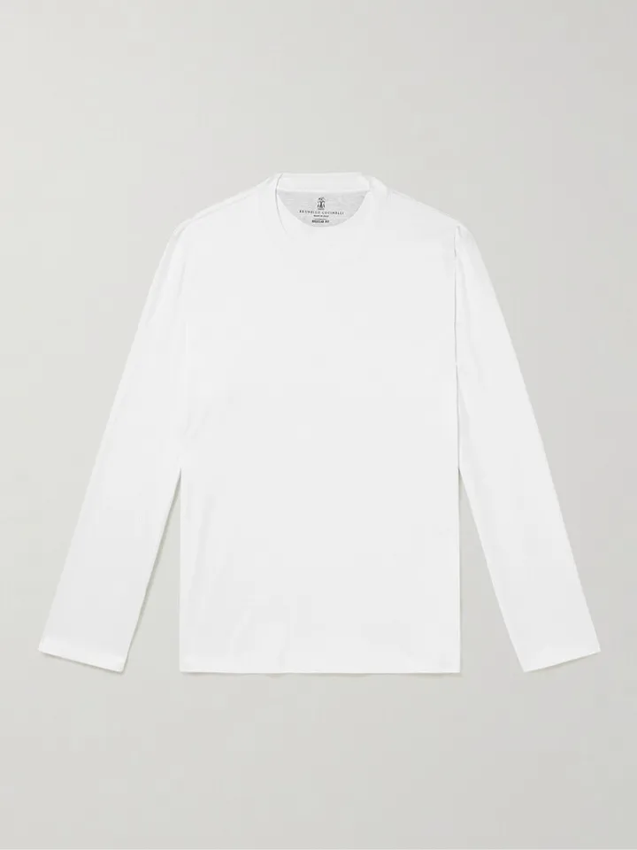 Slim-Fit Cotton-Jersey T-Shirt