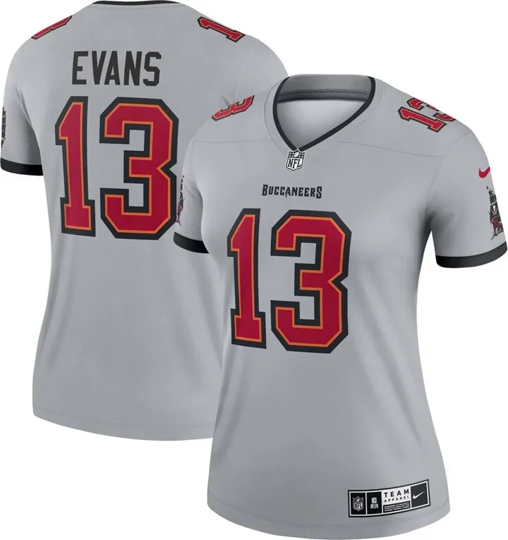 Women's Mike Evans Gray Tampa Bay Buccaneers Inverted Legend Jersey