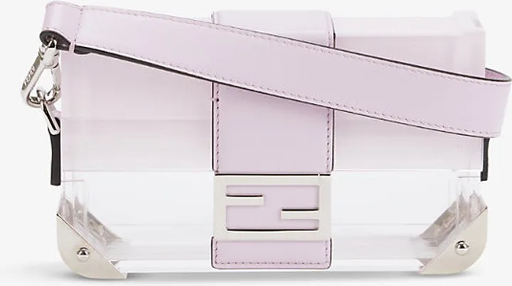 Anemone Two-tone Acrylic and Leather Cross-body bag
