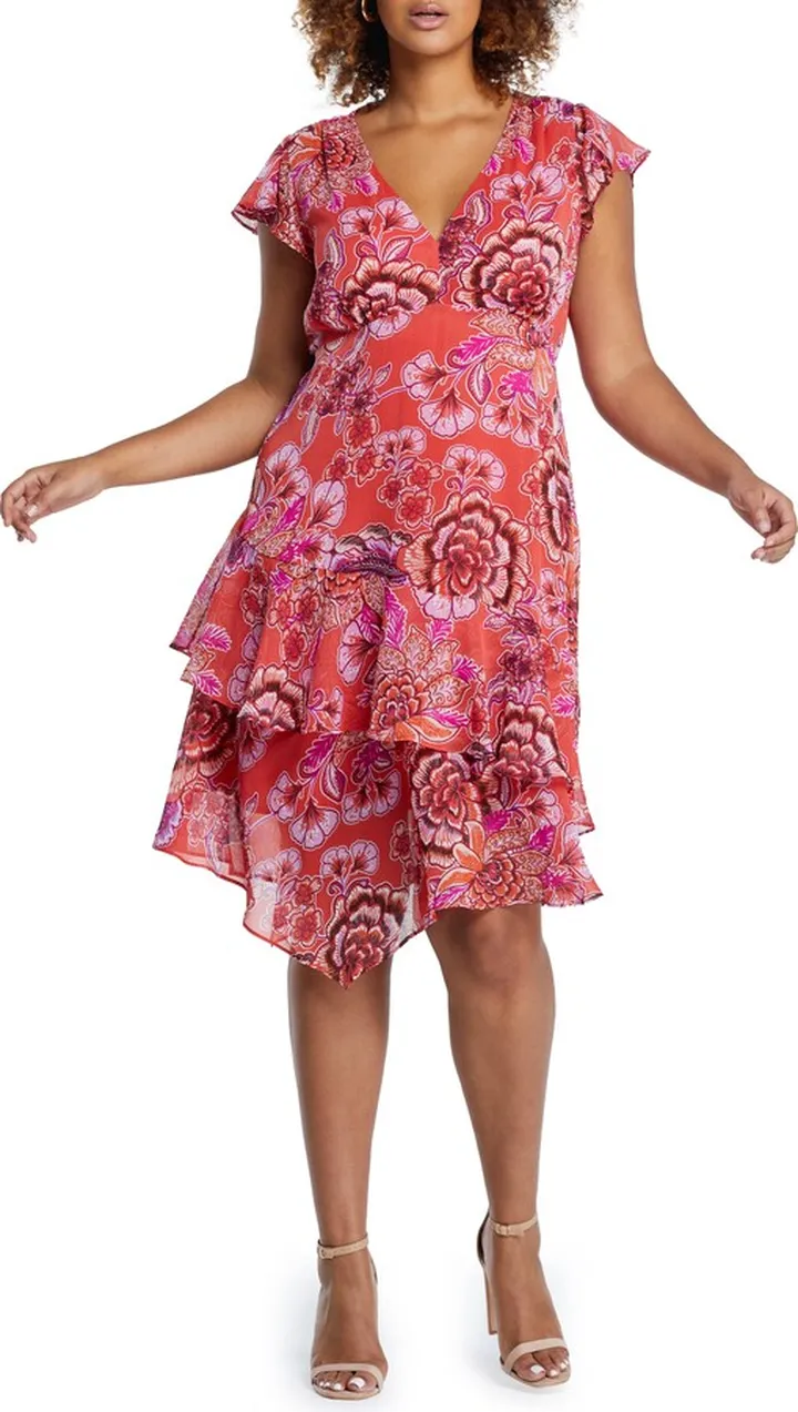 Morris Floral Midi Dress