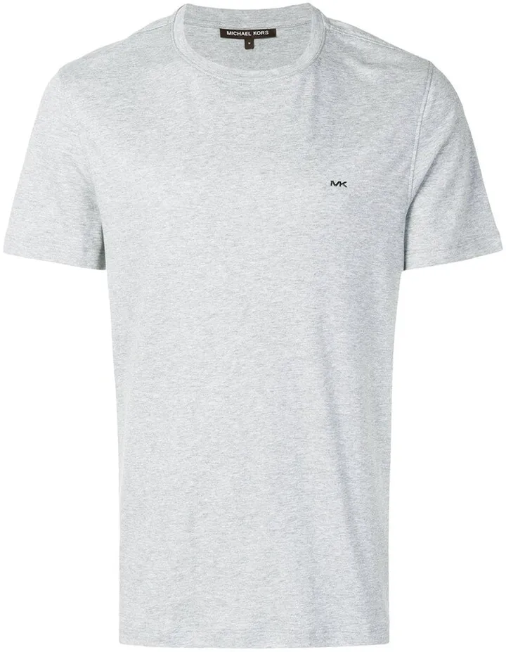 logo-embroidered T-shirt