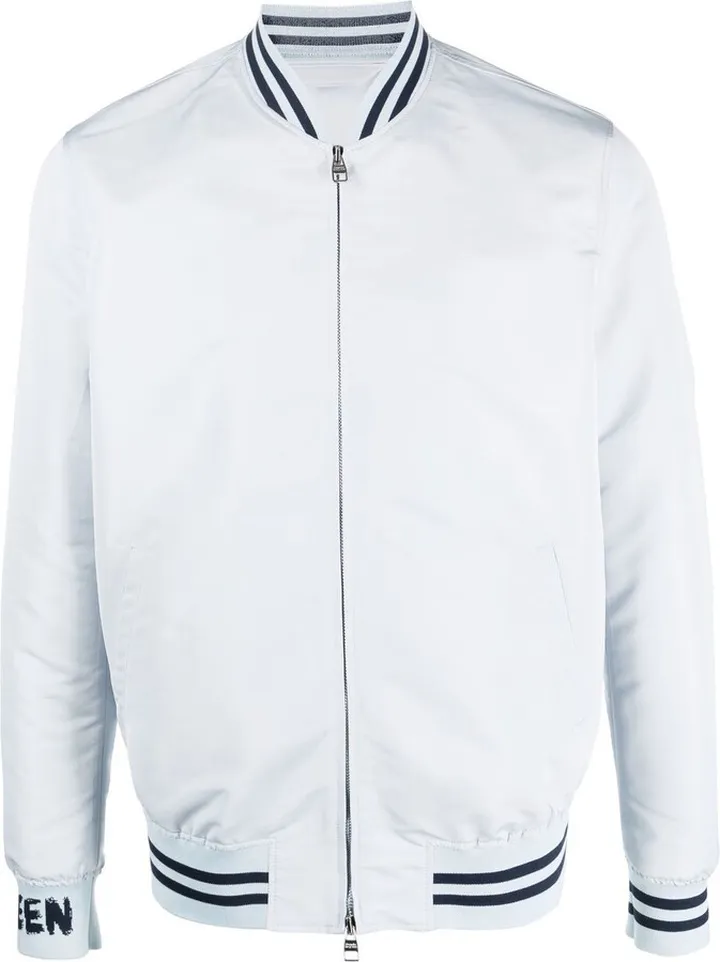 Logo-Print Bomber Jacket