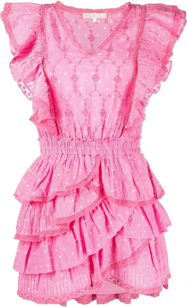 Ruffle-Hem Dress
