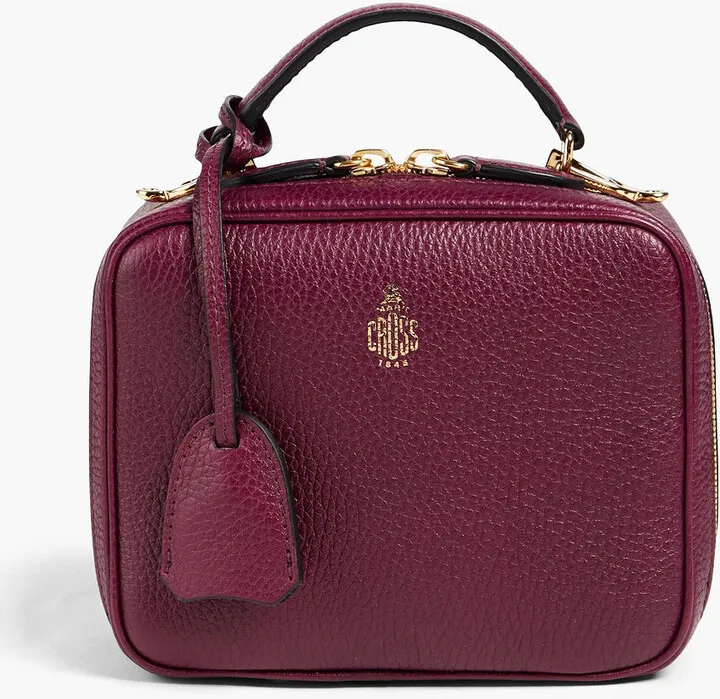 Madison pebbled-leather tote