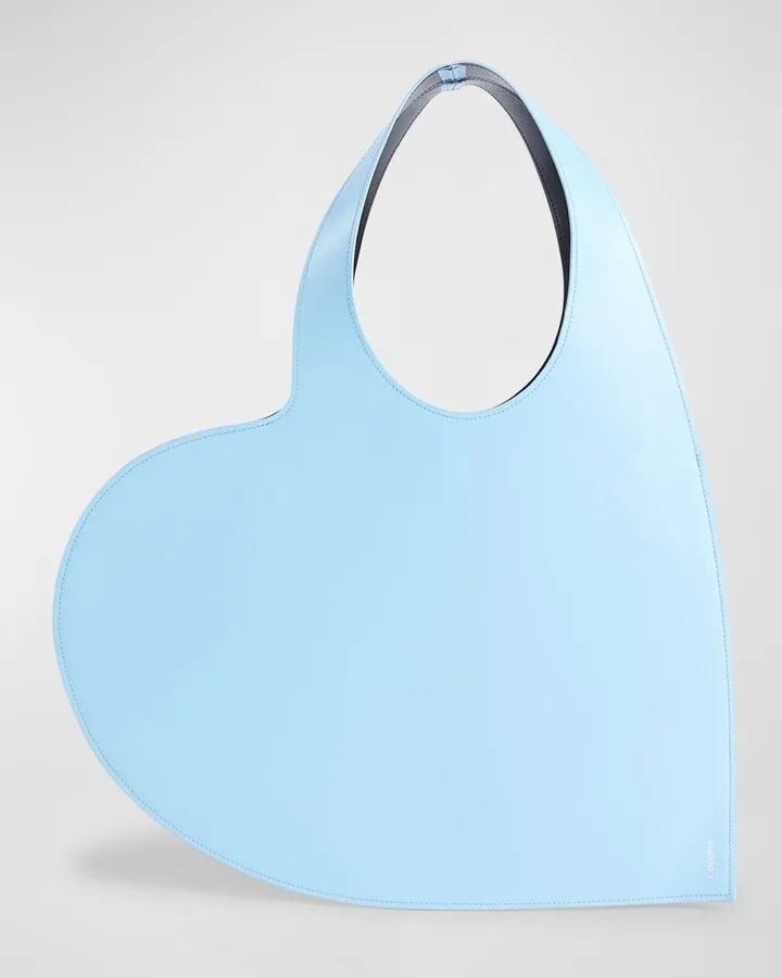 Heart Calf leather Tote Bag