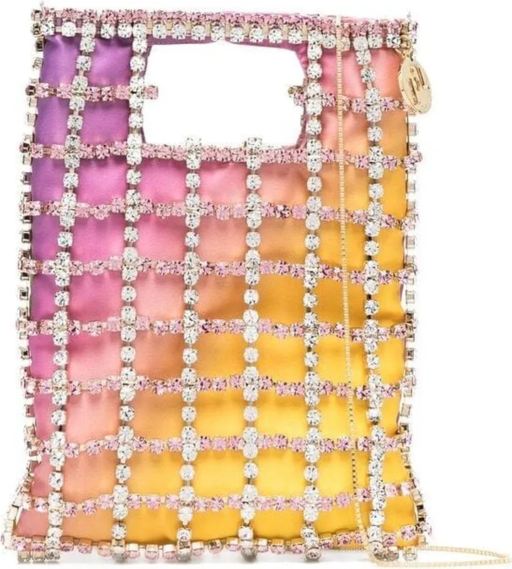 Boreale crystal-embellished tote bag
