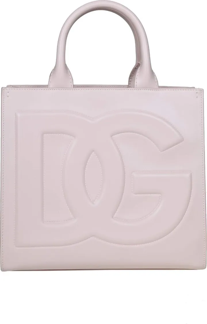 Handbag In Soft Pink Leather