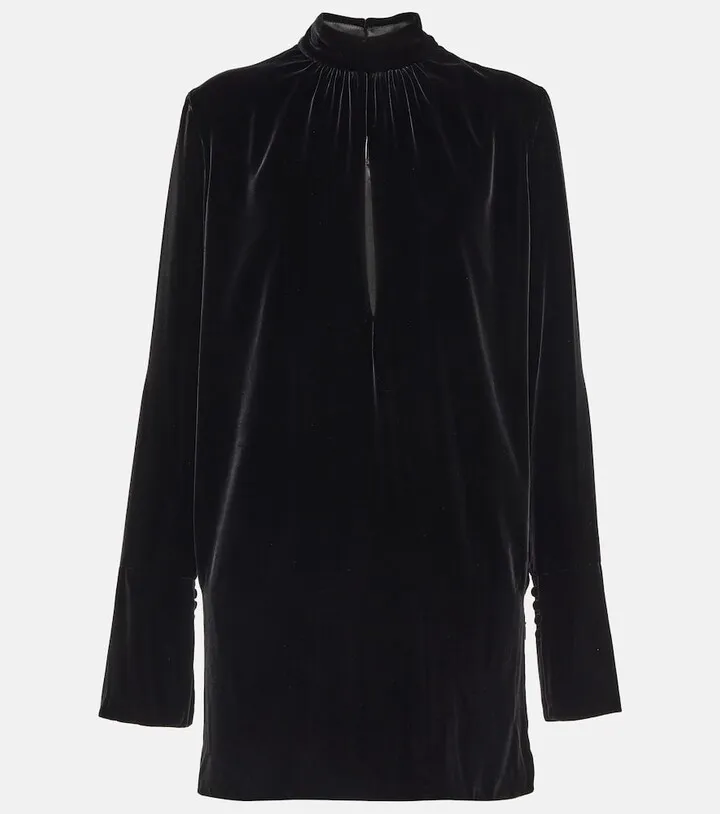 Velvet minidress