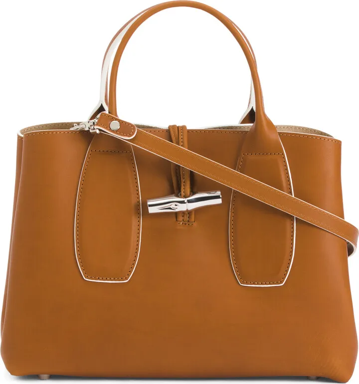 Made In France Leather Roseau Satchel