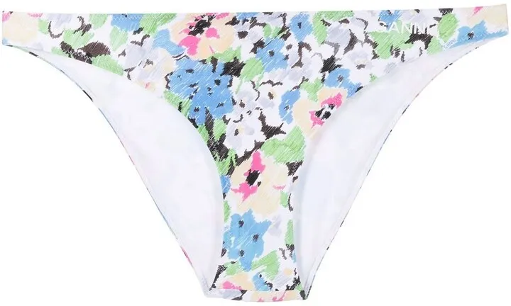 Floral Pattern Bikini Bottoms