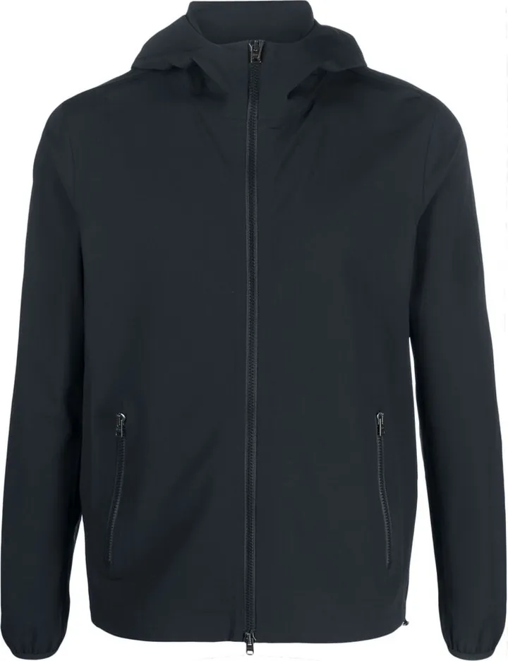 Zip-Up Hooded Bomber Jacket