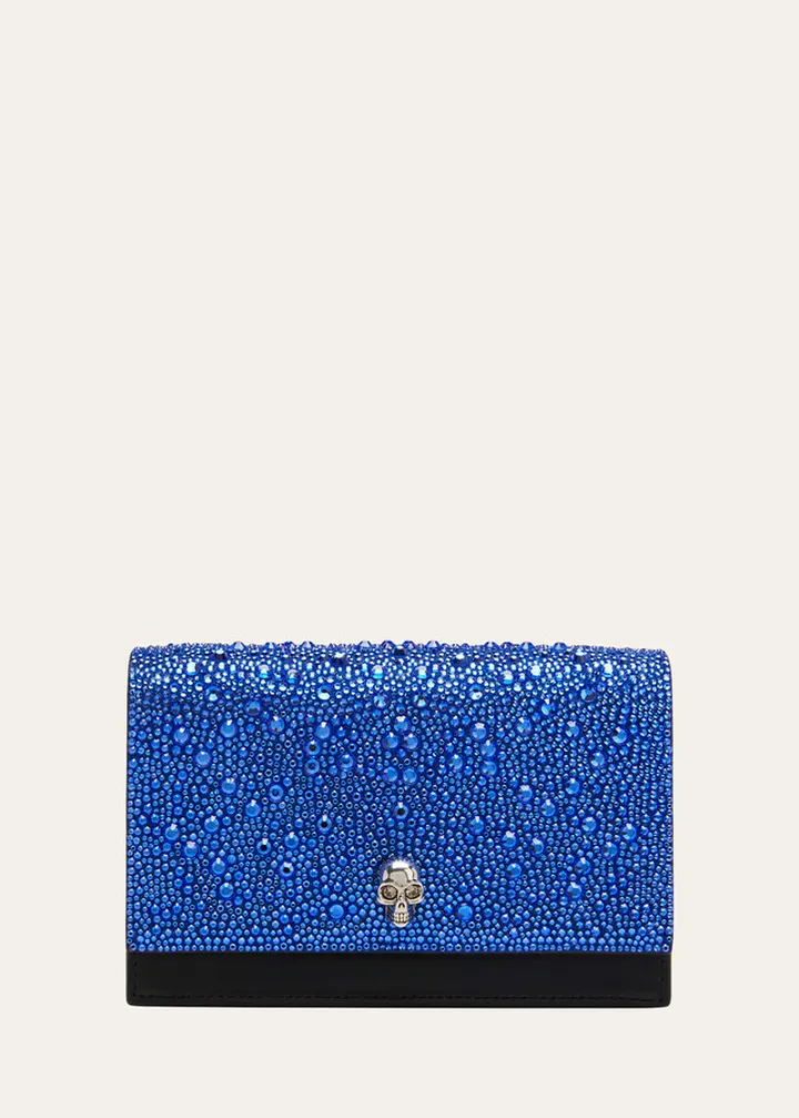 Small Skull Embellished Crossbody Bag