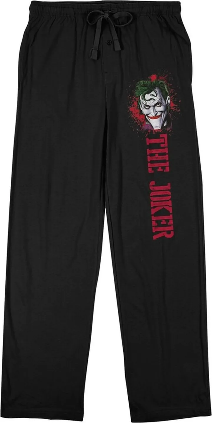 Joker Grin Men’s Black Sleep Pajama Pants