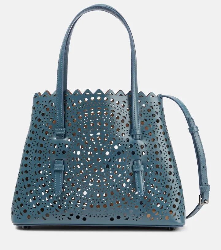Le Mina 25 New Vienne leather tote bag