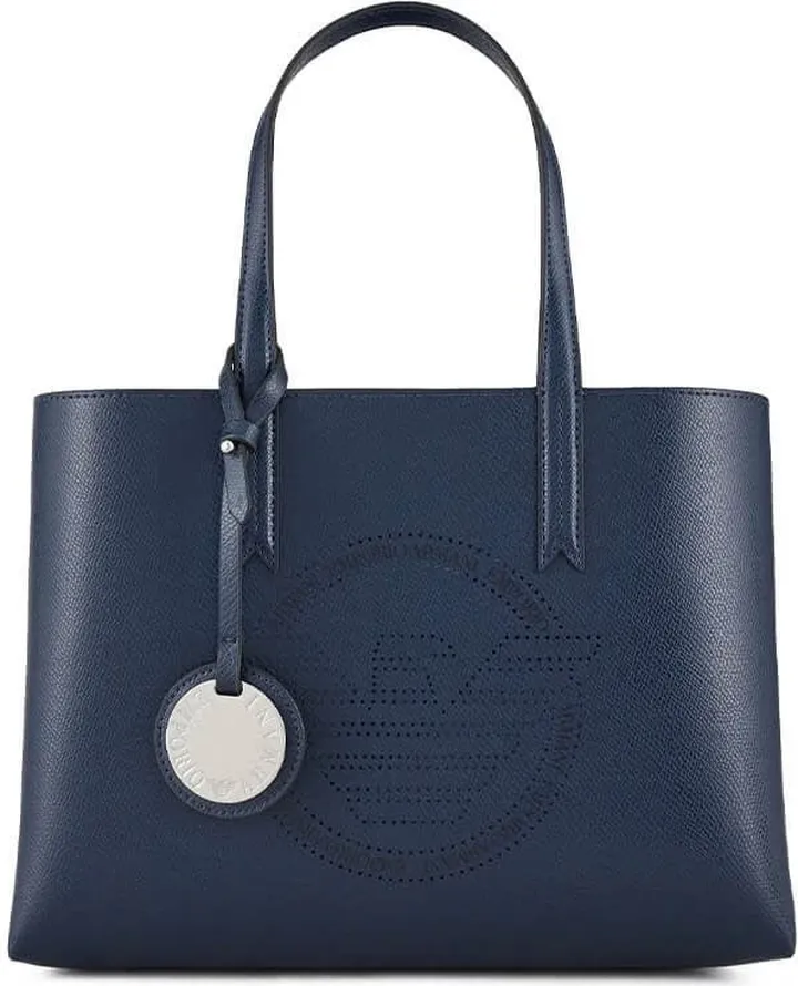 Emporio Armani Blue Logo Handbag