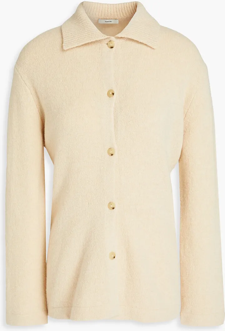 Wool-blend cardigan