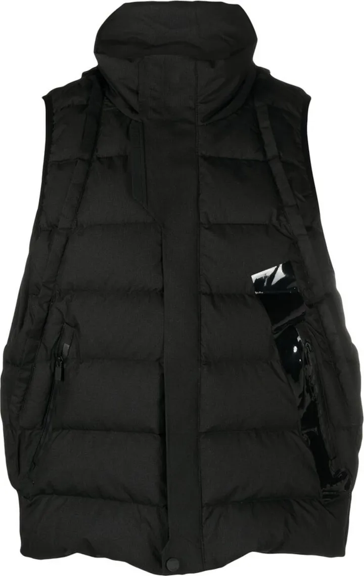 Black Padded Down Vest