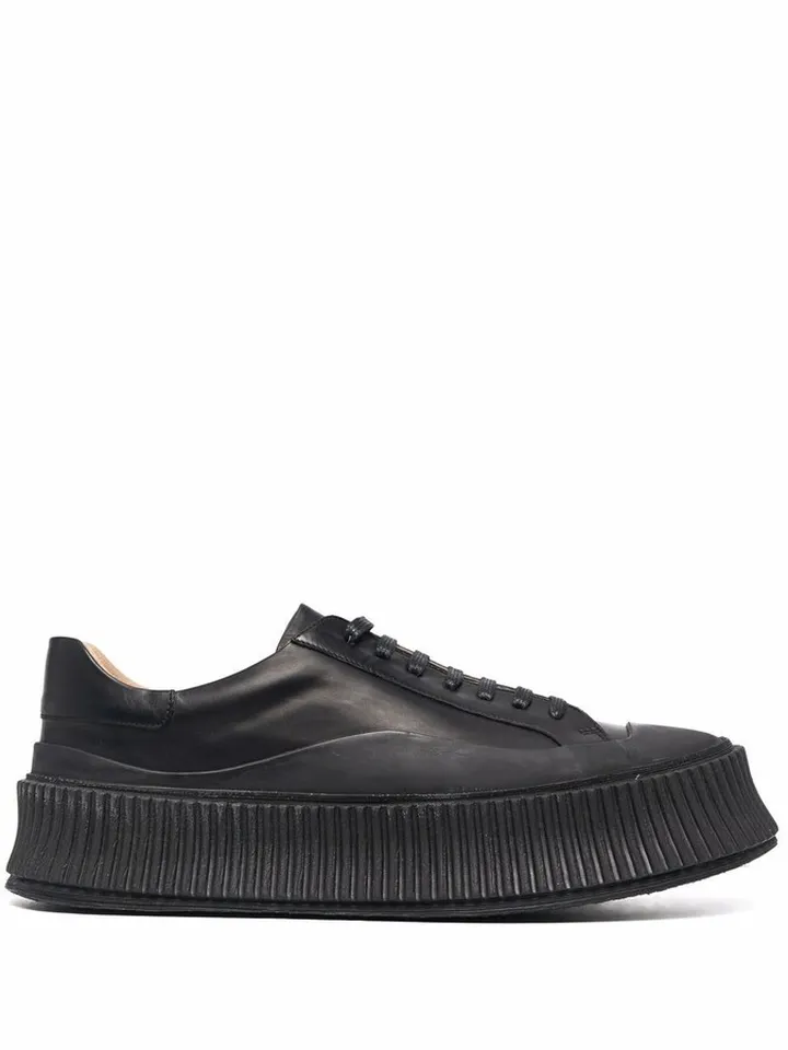 Chunky Sole Low-Top Sneakers