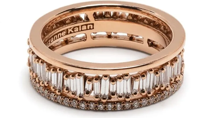 18kt rose gold Firework diamond ring