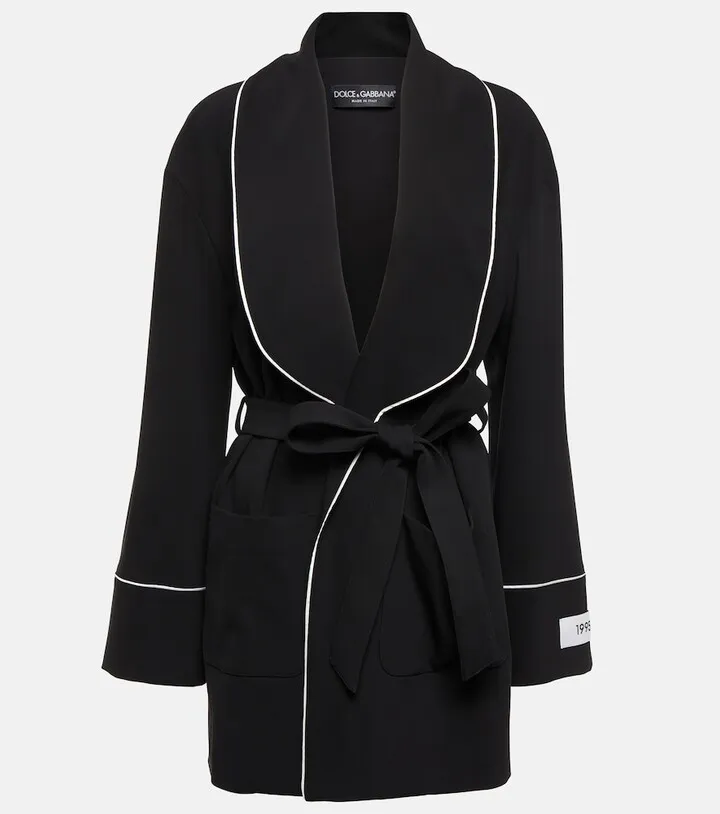 x Kim wool-blend pajama jacket