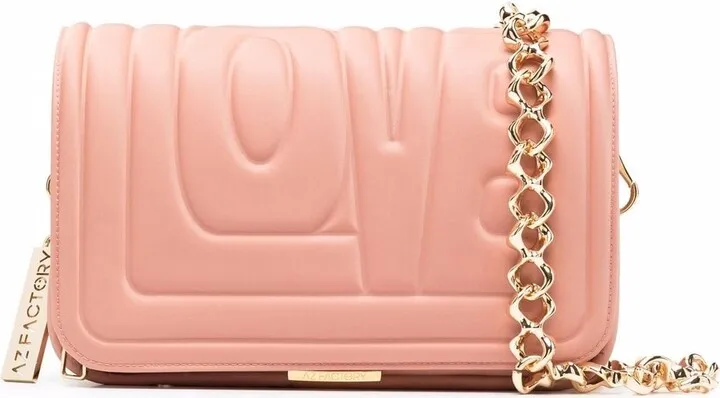 Hugging padded shoulder bag