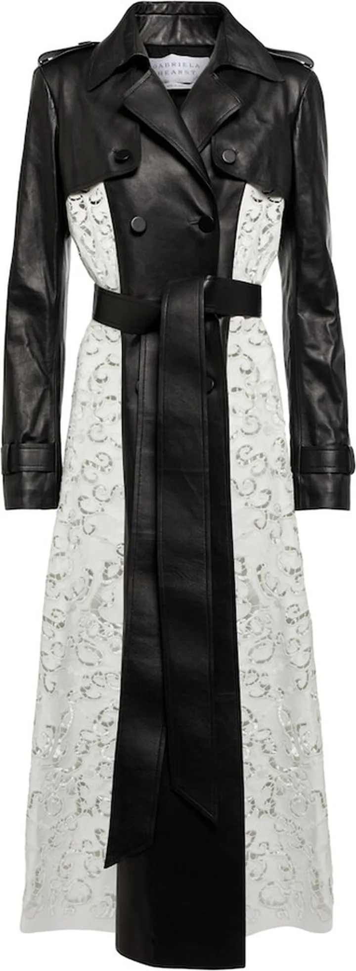 Viktor leather trench coat