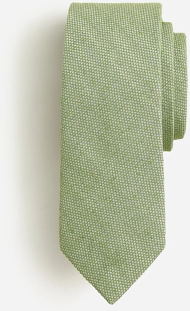 Made-in-the-USA silk tie