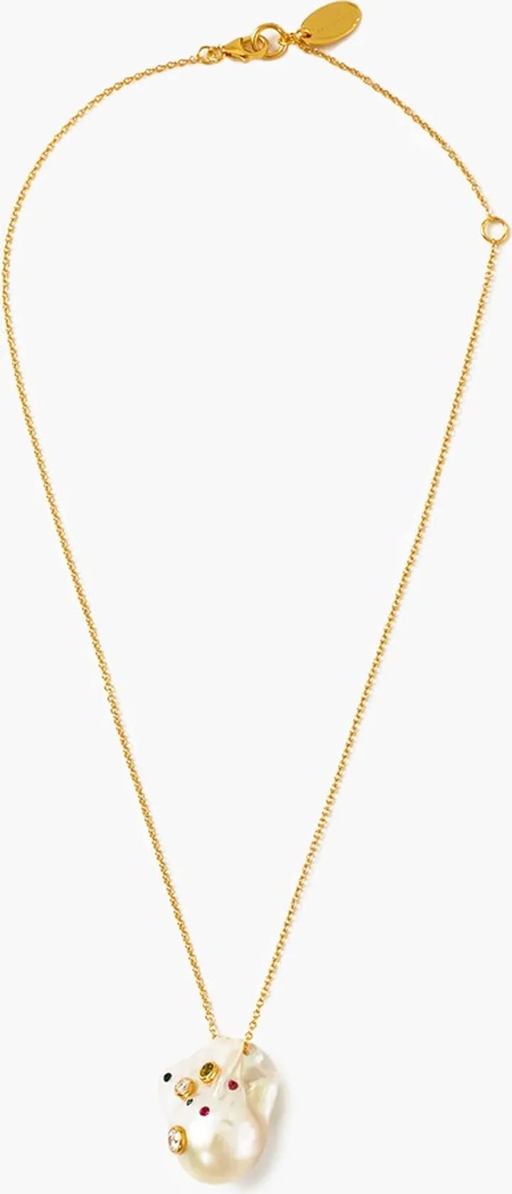 Rainbow Pearl Oasis Necklace