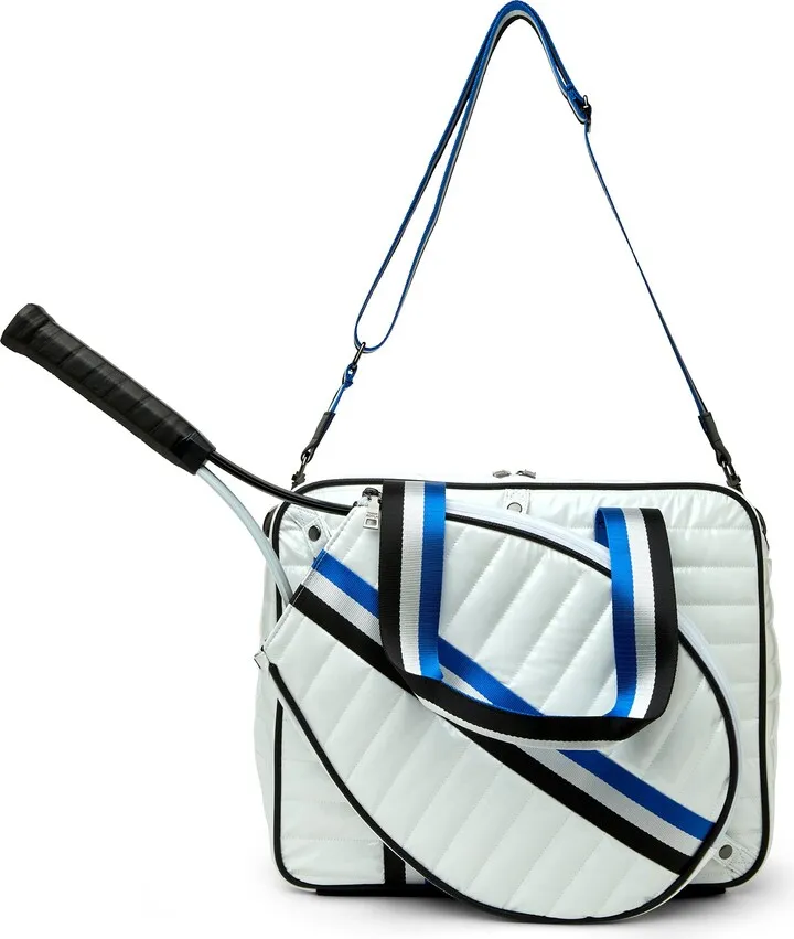 Champion Tennis Bag - WHITE PATENT