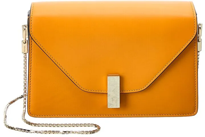 Valextra Iside Leather Shoulder Bag
