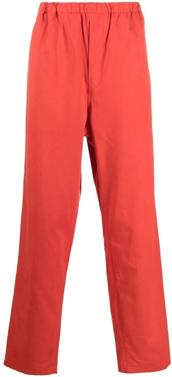 Straight-Leg Cut Trousers