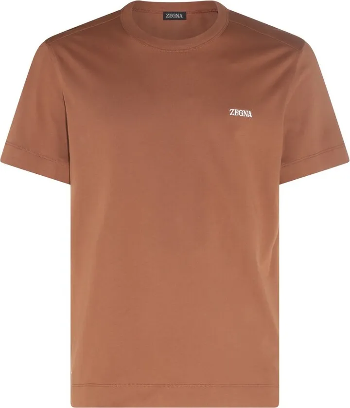 Z Zegna Logo-Embroidered Crewneck T-Shirt