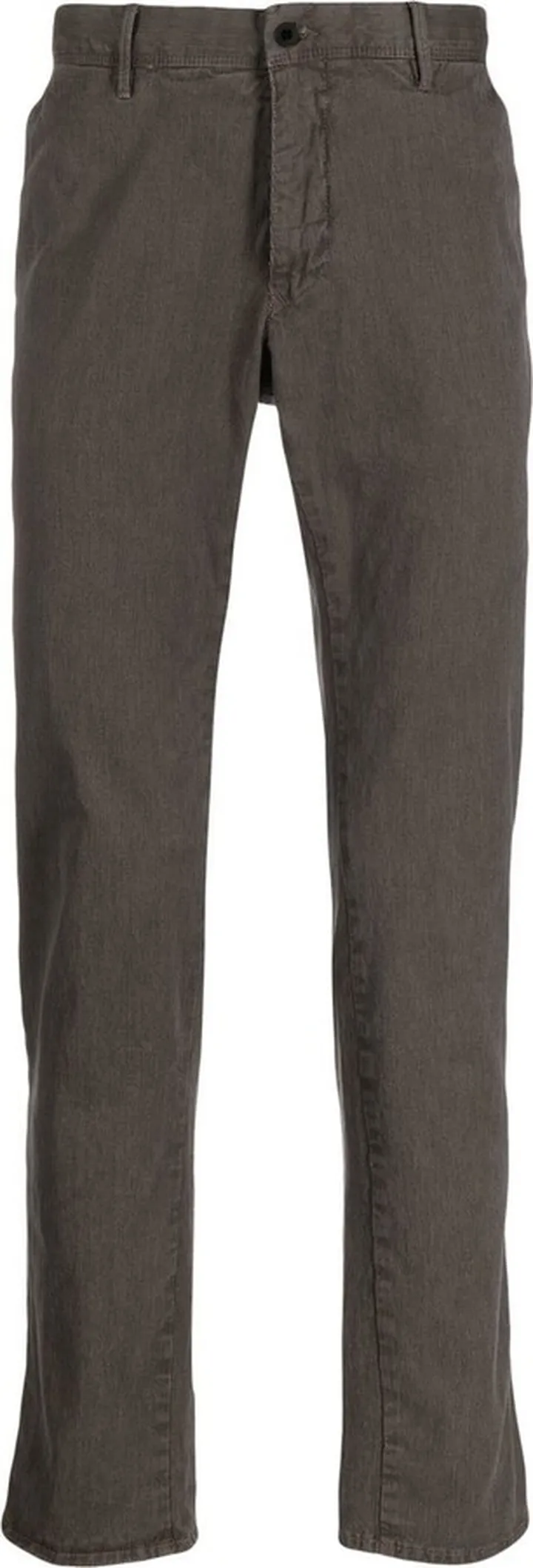 Mid-Rise Straight-Leg Trousers