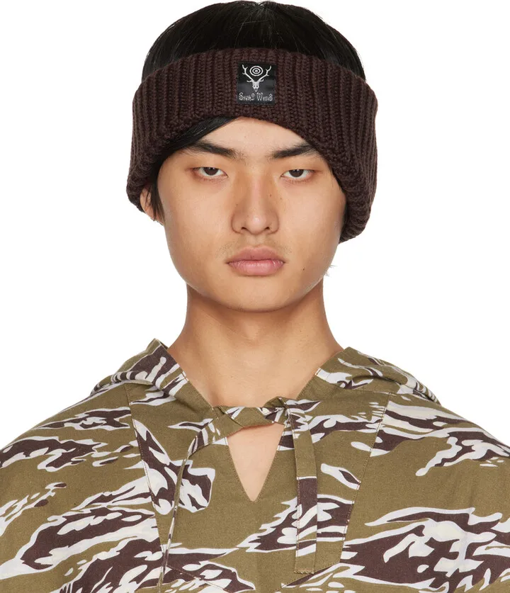 South2 West8 Brown Rib Headband