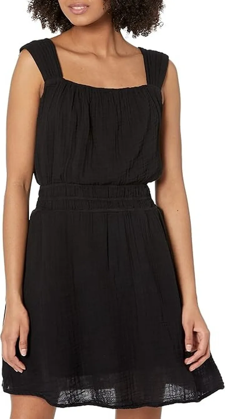 Michael Stars Josephine Mini Dress (Black 1) Women's Clothing